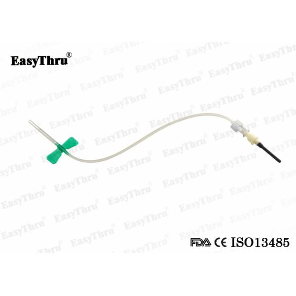 Agulha de borboleta prática e não tóxica de 21 gabaritos, conjunto de coleta de sangue de segurança de 25 gabaritos