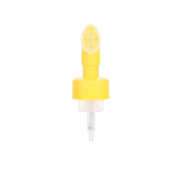Bomba de espuma de escova de silicone de plástico 42/410 43/410 Dispensador de sabão de limpeza facial