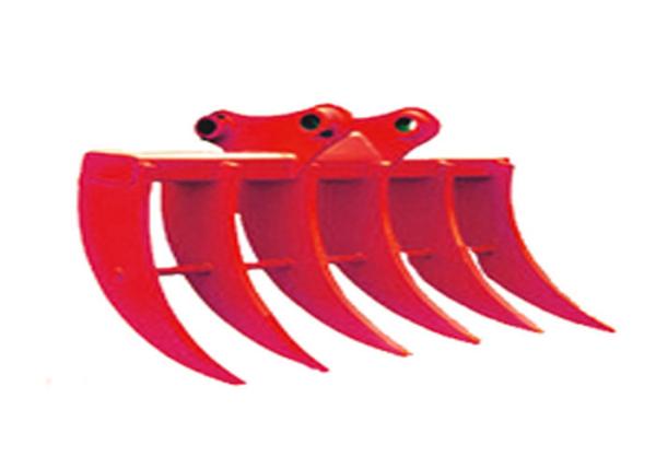 All Brand Excavator Land Clearing Rakes , Root Rake Bucket 700-2400m Width