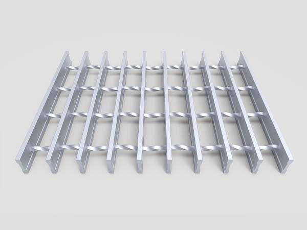 6063 T6 Material Aluminum Bar Grating Walkway Serrated Catwalk Platform