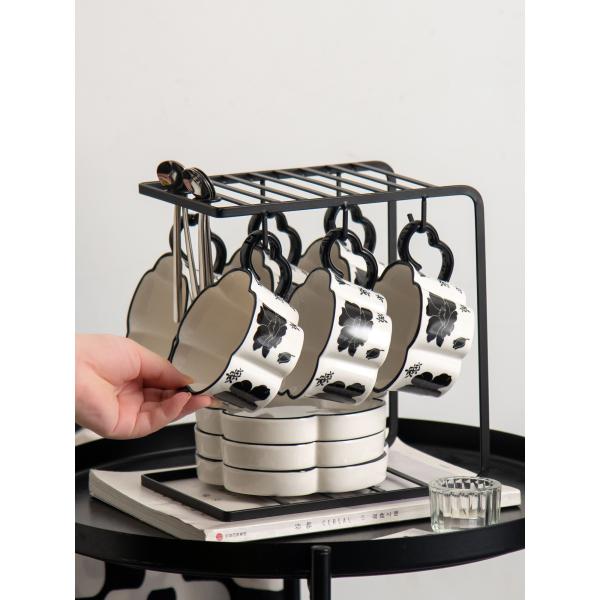 Romantic Ceramic Tailcoat Series Coffee Cup And Saucer Set Ideal For Drinkware Type