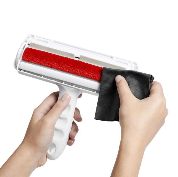 Customized Pet Hair Remover Brush White Reusable Dog Hair Roller