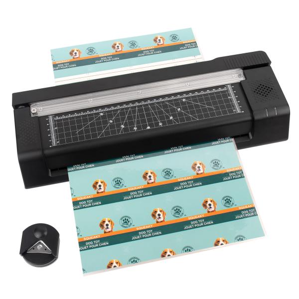 Cold Hot 13 Inch Desktop Laminating Machine 4 in 1 Thermal Laminator With Paper Trimmer Punch Corner Rounder