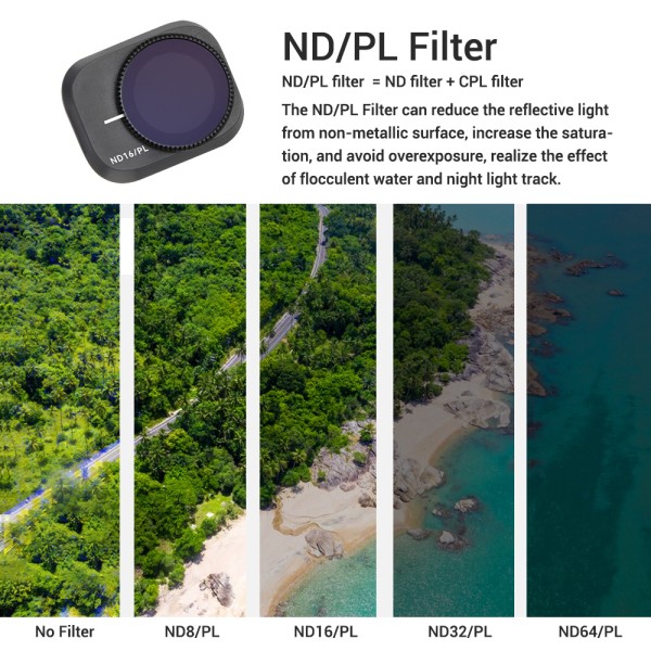 6 In 1 Drone Camera Filters Lightweight ND Filters For DJI Mini 3 Pro