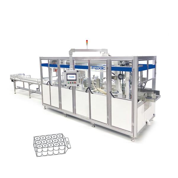 30bags/Min Toilet Paper Packing Machine , 24rolls Paper Production Machine