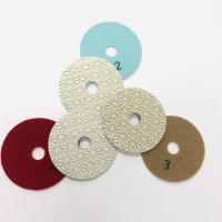 3 etapa 105mm Diamond Polishing Pads For Marble molhado