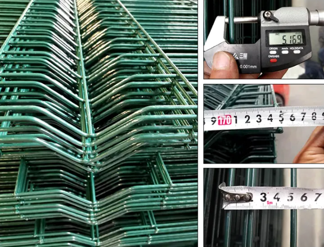 50*150mm Mesh Hole Galvanized 3D Security Fence For Airport Perimeter