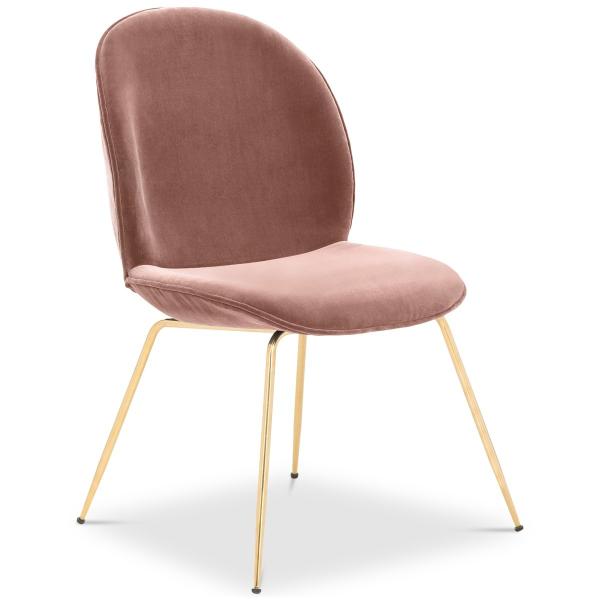 wholesale modern velvet fabric stainless steel leg dining chair for wedding event