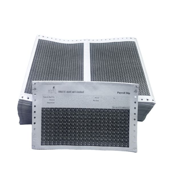 3 Part Carbonless Security Envelope for Payroll Slip