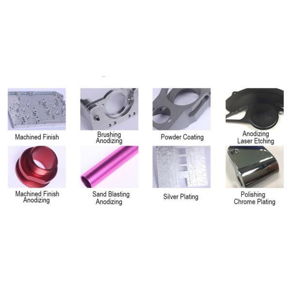 Color / Red Anodized Aluminum OEM Milled Aluminum Machining Parts Laser Service