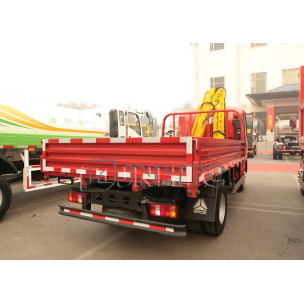 Sinotruk HOWO 4x2 Truck Mounted Telescopic Crane Hook Folding Arm Lifting Truck