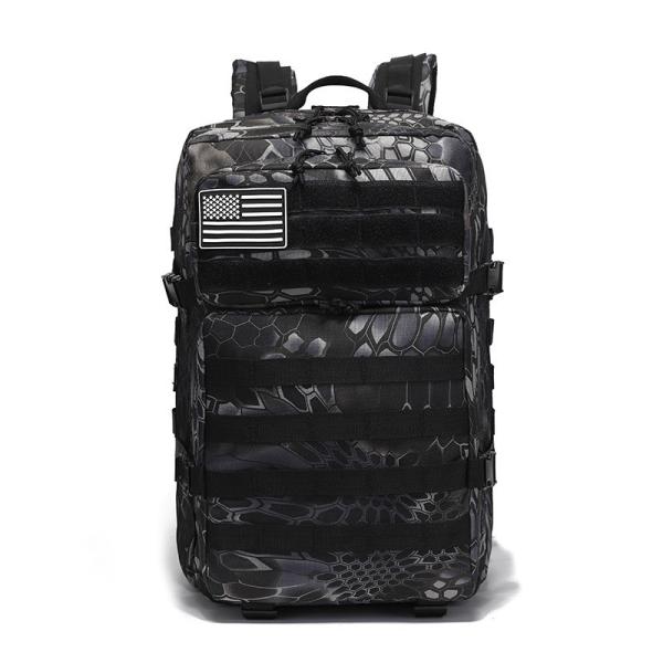 900D Oxford Molle System Backpack 42L Camouflage Military Black Backpack
