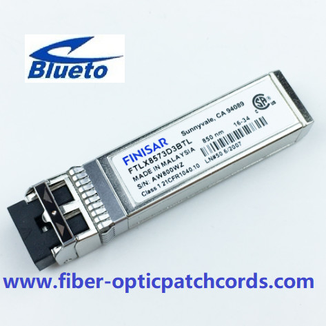 Соединитель LC модуля приемопередатчика FINISAR FTLX8573D3BTL 10G 850nm 300m SFP двухшпиндельный
