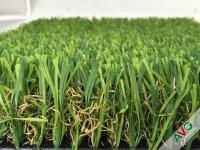 Decorative Leisure Artificial Grass Carpet / Landscaping rugs 18700Dtex 8 Years Warranty