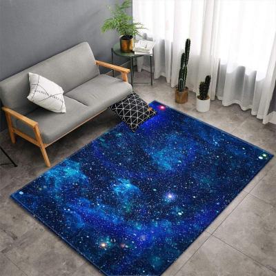 Esteiras por atacado do assoalho do quarto do estilo do ins da pena da fonte grande nova estrelado do tapete dos desenhos animados do céu