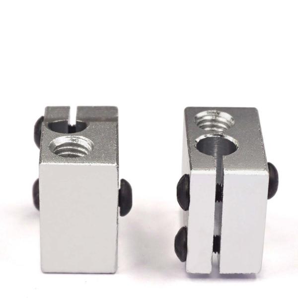 Aluminum Alloy silver white 1.5A Volcano Heater Block For 3D Printer