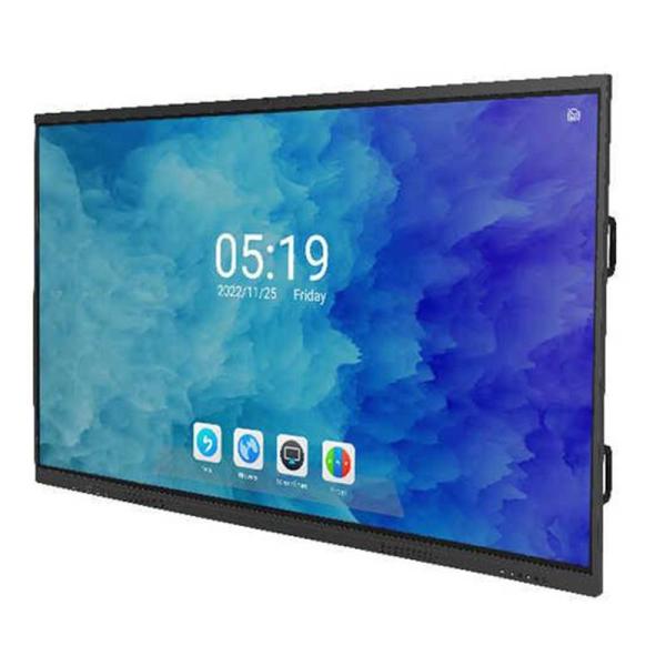 86 Inch Interactive Touch Screen Whiteboard with 350cd/m2 Brightness and 3840x2160 4K Resolution Smart Display Panel