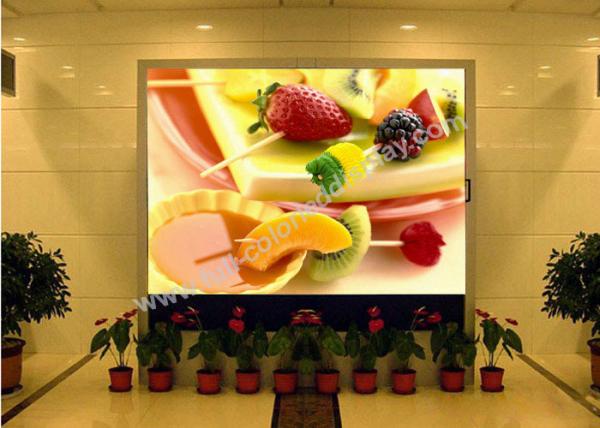 4mm Pixel Pitch Indoor Fixed LED Display Front / Rear Maintenance