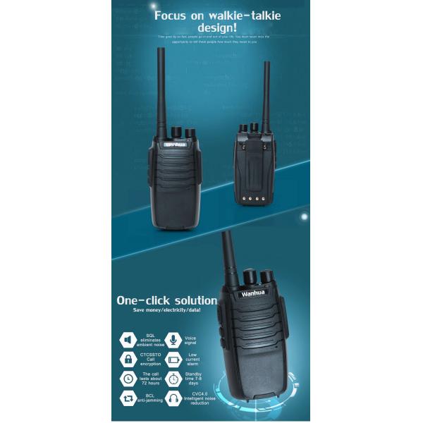 5W High Power Walkie Talkie Wanhua HTD818 The Ideal Device for Wireless Communication