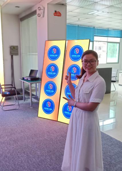 Indoor Portable Digital poster LED Display led poster led tv mirror screen for shopping mall