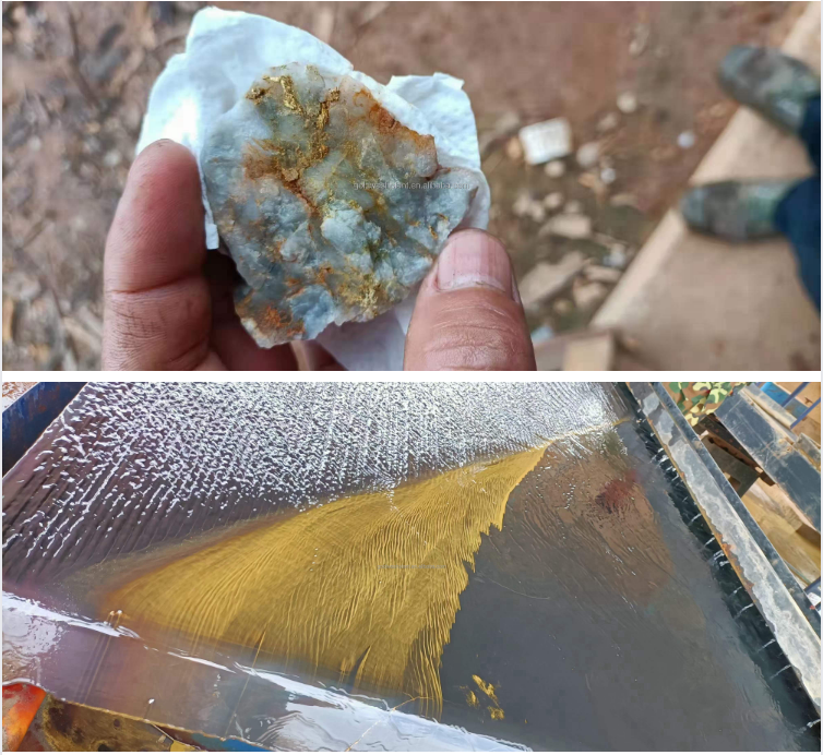 JXS 6-S Fiberglass Shaking Table with 1-1.8tph Capacity and 93% Recovery Rate for Gold Mining Gravity Separation
