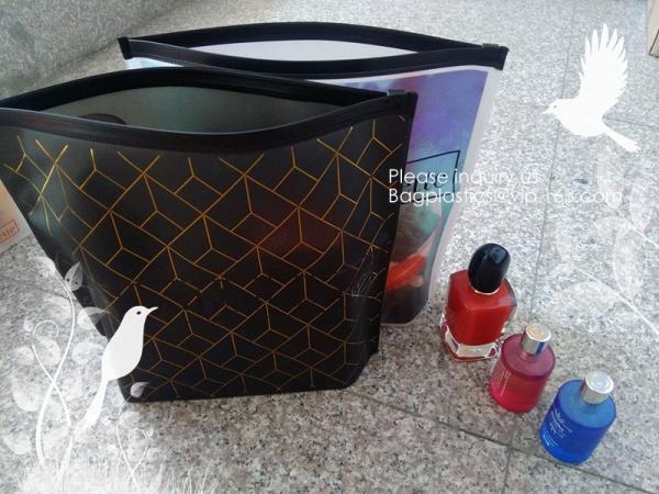 Makeup Bag Organizer Pouches Small PVC Transparent Waterproof Makeup Bag Cosmetic Organizer Bag with Zipper
