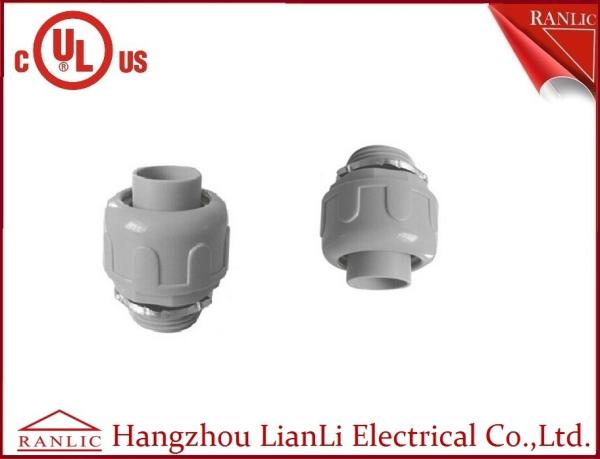 Cor flexível apertada líquida de nylon 3/8 do marfim do conector de 90 graus a 2
