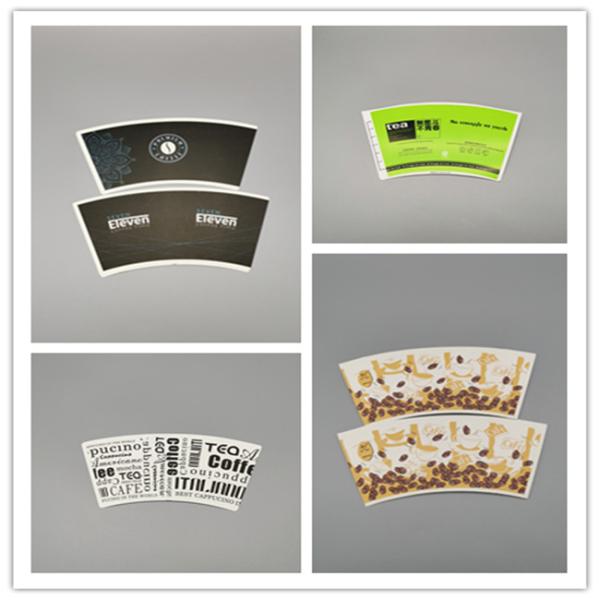 26oz Raw Material To Make Paper Cup PE Coated Printed Paper Cup Fan Food Grade