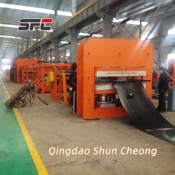 Independent Temperature Adjustment Conveyor Belt Vulcanizing Machine with PLC Control and Customization Options