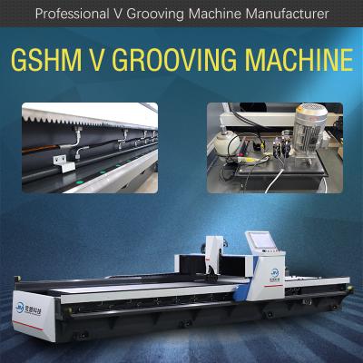 V horizontal automático que sulca a máquina para a chapa metálica que sulca a máquina 1550