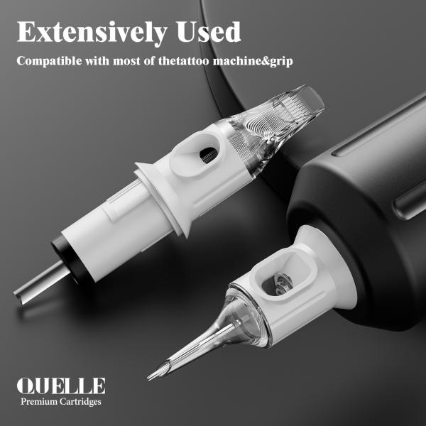 QUELLE Wholesale Tattoo Cartridge Needles Stainless Steel RL RS M1 Disposable Body Art