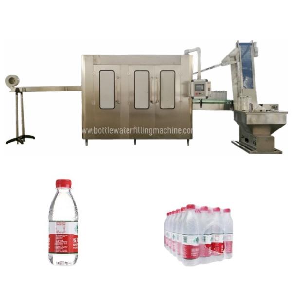 L'eau de minerai de 24000BPH 100-2000ml rinçant la machine de capsulage