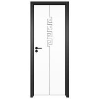 Artesanato especializado Porta oculta WPC personalizável para design de casa sustentável