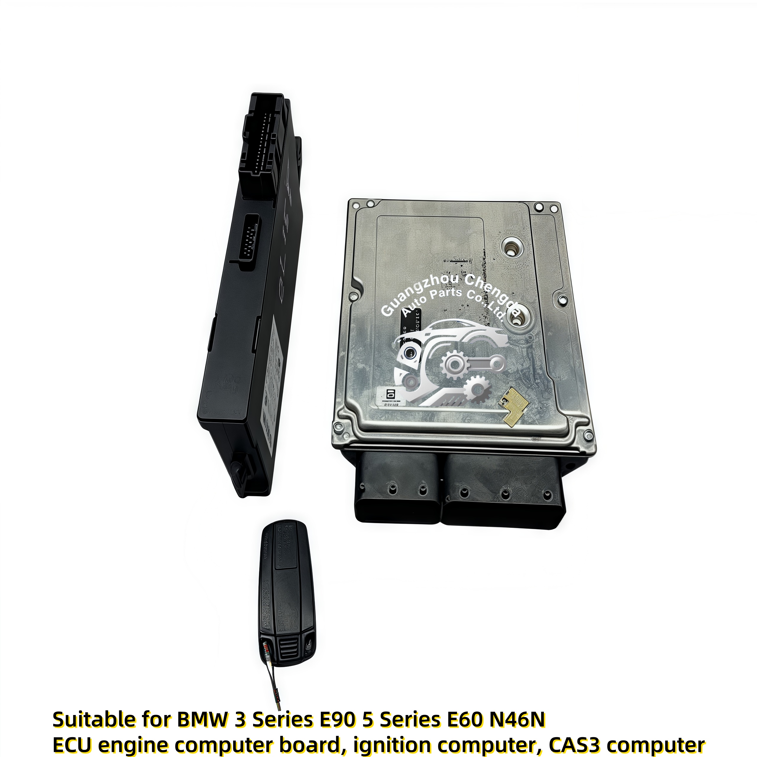 Second Hand Car Dismantling for BMW E90 ECU Control Modul E92 318 320 120 X1 N46 E87 0261S04522 Engine Computer Board 0261S04114