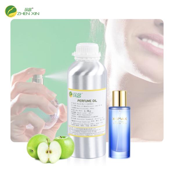 Fruit de pomme et huile parfumée