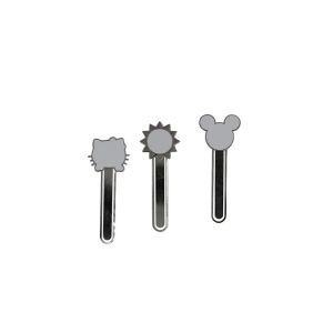 Sublimation Aluminium Bookmarks Blanks Various Shape Zinc Alloy Bookmarks For Sublimation