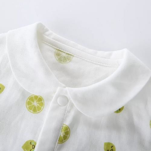 Sleeveless Newborn Baby Outfits Summer One Piece Sailor Collar Worsted Fabric