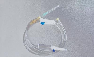 15-60 Drops/ml Disposable Infusion Set with Sterilized Stainless Steel Needle and Medical Grade PVC