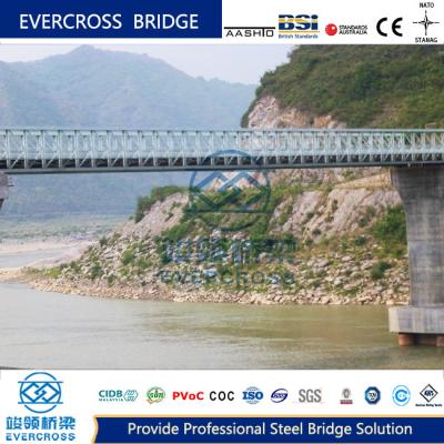 Customized Modular Pedestrian Bridge Galvanized For Parks Walkways