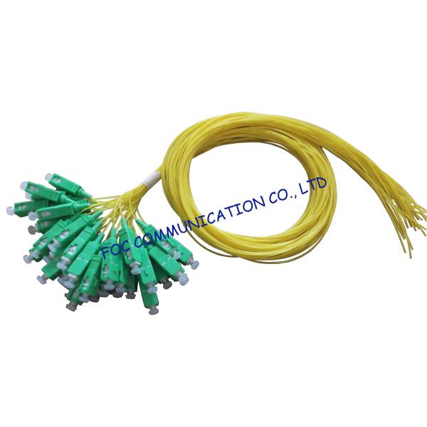 Fiber Optic Network MM fiber optik pigtail SC Simplex 62.5 / 125um OEM