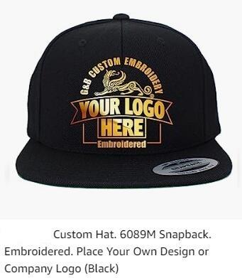 Custom Baseball Cap With Your Text,Personalized Adjustable Trucker Caps Casual Sun Peak Hat For Gifts
