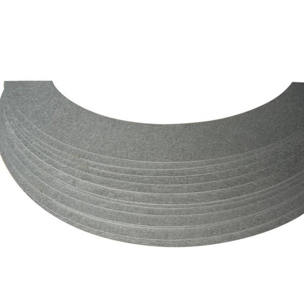 316l Stainless Steel Sintered Metal Fiber Felt Rings Large Flow Rates 60um