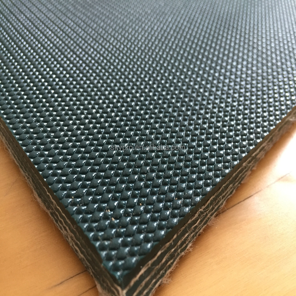 White PU Diamond Pattern Anti-static Conveyor Belt for Dough Sheeter