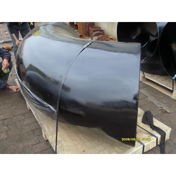 Сварка DN820*12mm проталкивает слабую стальную 22mm черную отполированную картину