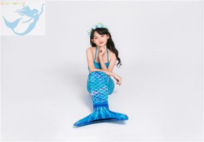 Anti -UV Realistic Looking Mermaid Tails Aqua Color Lasting Long Time