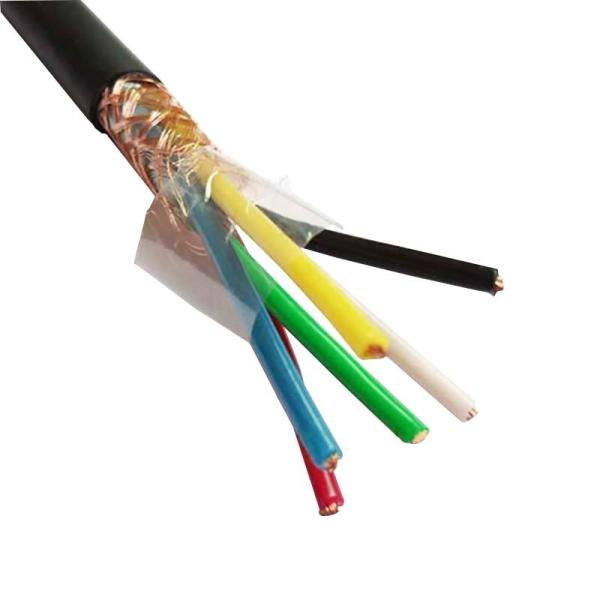 Cabos de controlo de condutores de cobre de isolamento de PVC de arame redondo blindados