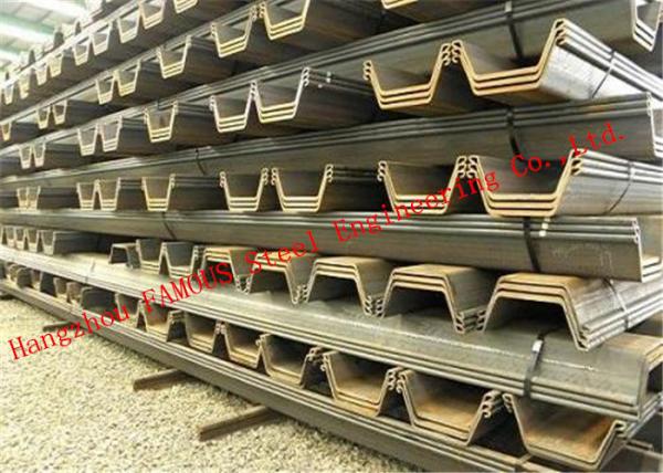 U-Shaped Type Cold Rolled Sheet Pile For Steel Structure Building Foundation Construction