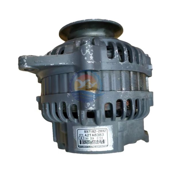 4JG1 Alternator 24V/30A 8-97182289-2 8971822892 Excavator Alternator Generator for Isuzu Parts