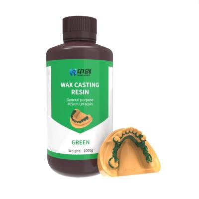 Residual Rate ＜0.15% UV-curable Wax Resin 1kg/bottle For Smooth Surface Finishing