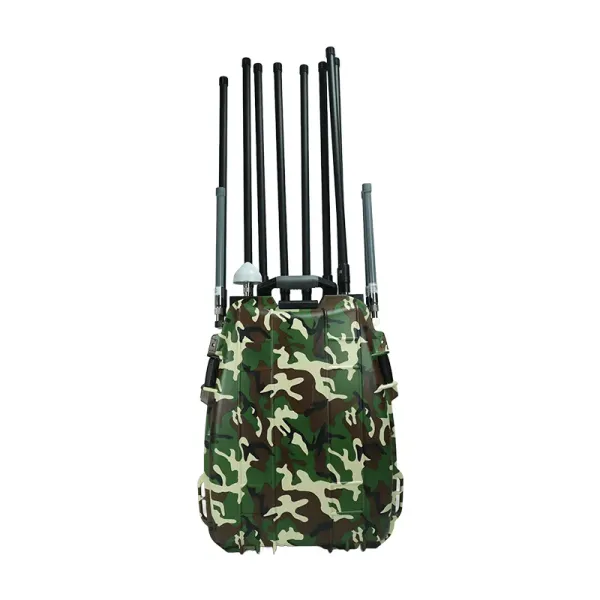 Portable 3 in 1 Drone Jammer and UAV Detector with 1-3km Detection and 400W Output Power
